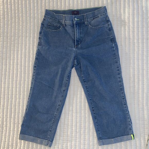 NYDJ Women’s Jeans Crop Size 4 Capri 20 Inch Inseam - Picture 1 of 8